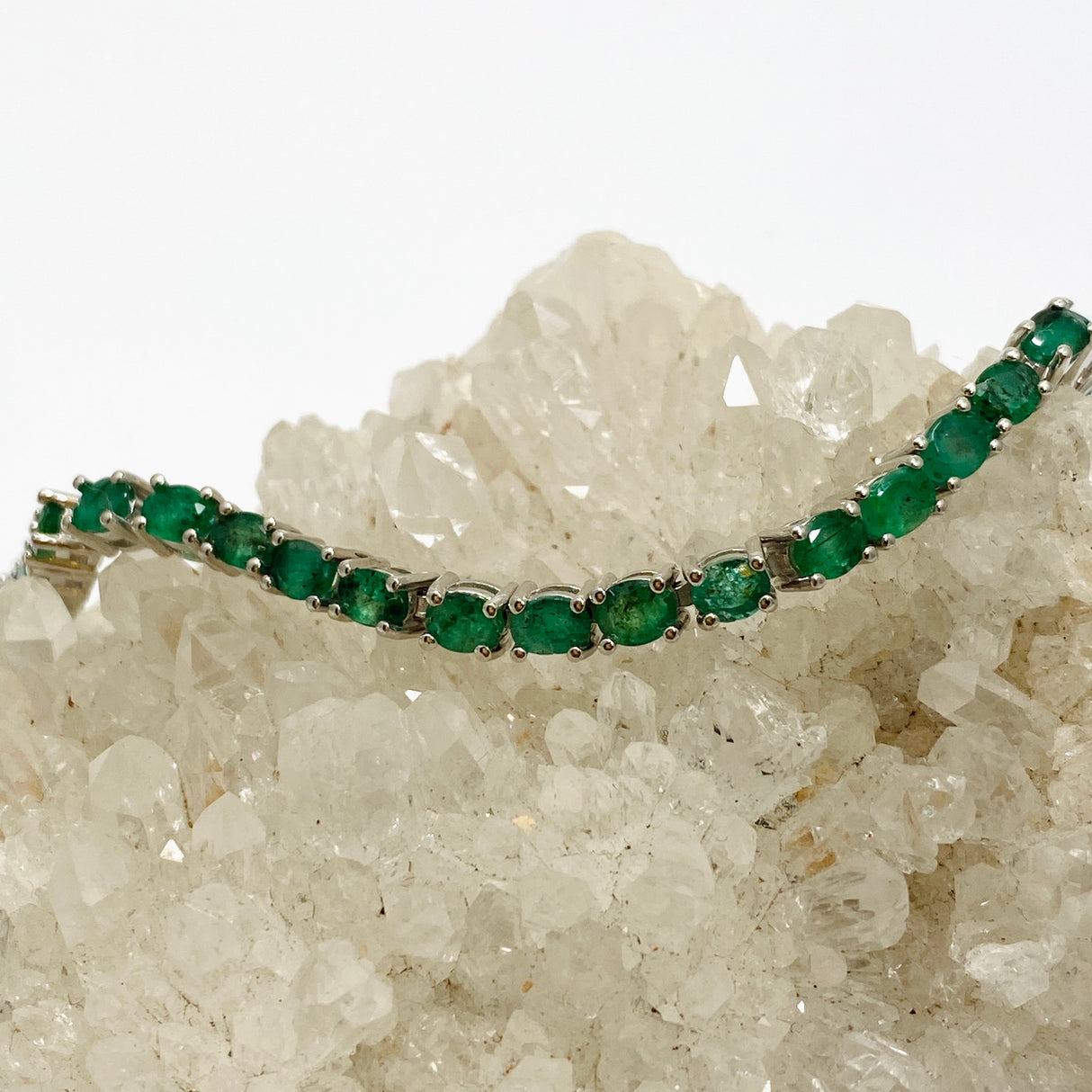 Emerald Lariat Bracelet