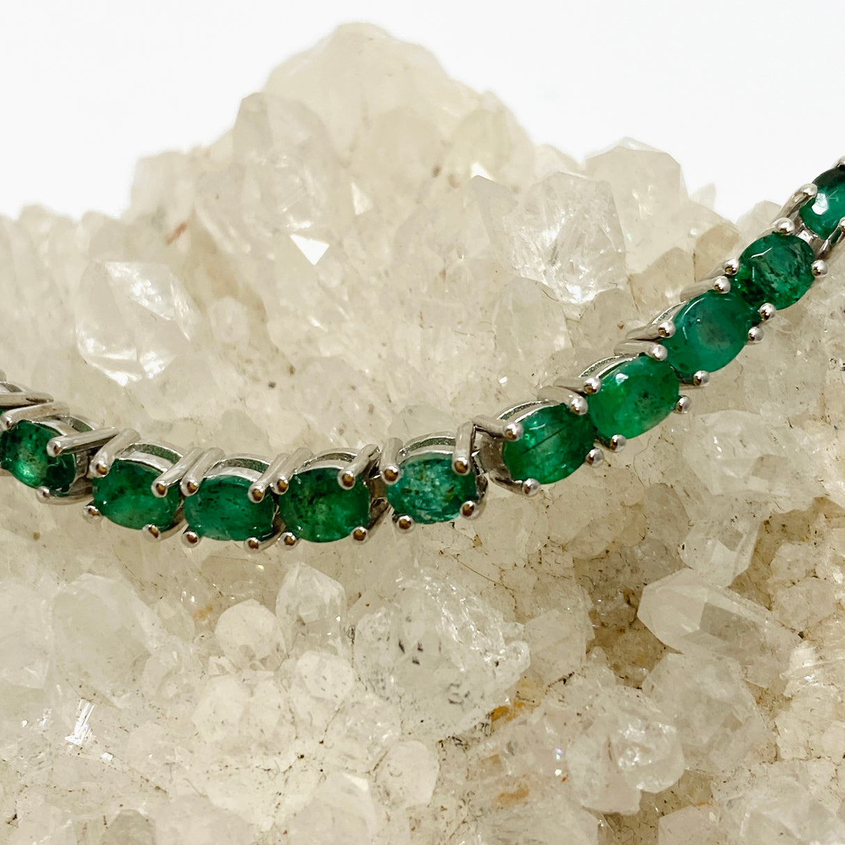 Emerald Lariat Bracelet