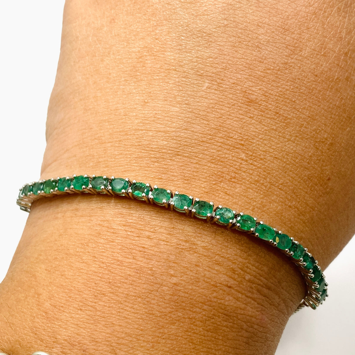 Emerald Lariat Bracelet