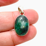 Emerald Oval Cabochon Pendant KPGJ4636