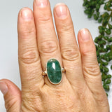 Emerald Oval Cabochon Ring Size 10 KPGJ3294