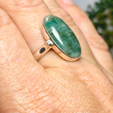 Emerald Oval Cabochon Ring Size 10 KPGJ3294