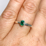 Emerald Oval Faceted Ring PRGJ699