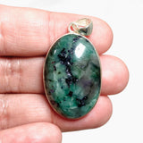 Emerald Oval Pendant KPGJ4182 - Nature's Magick