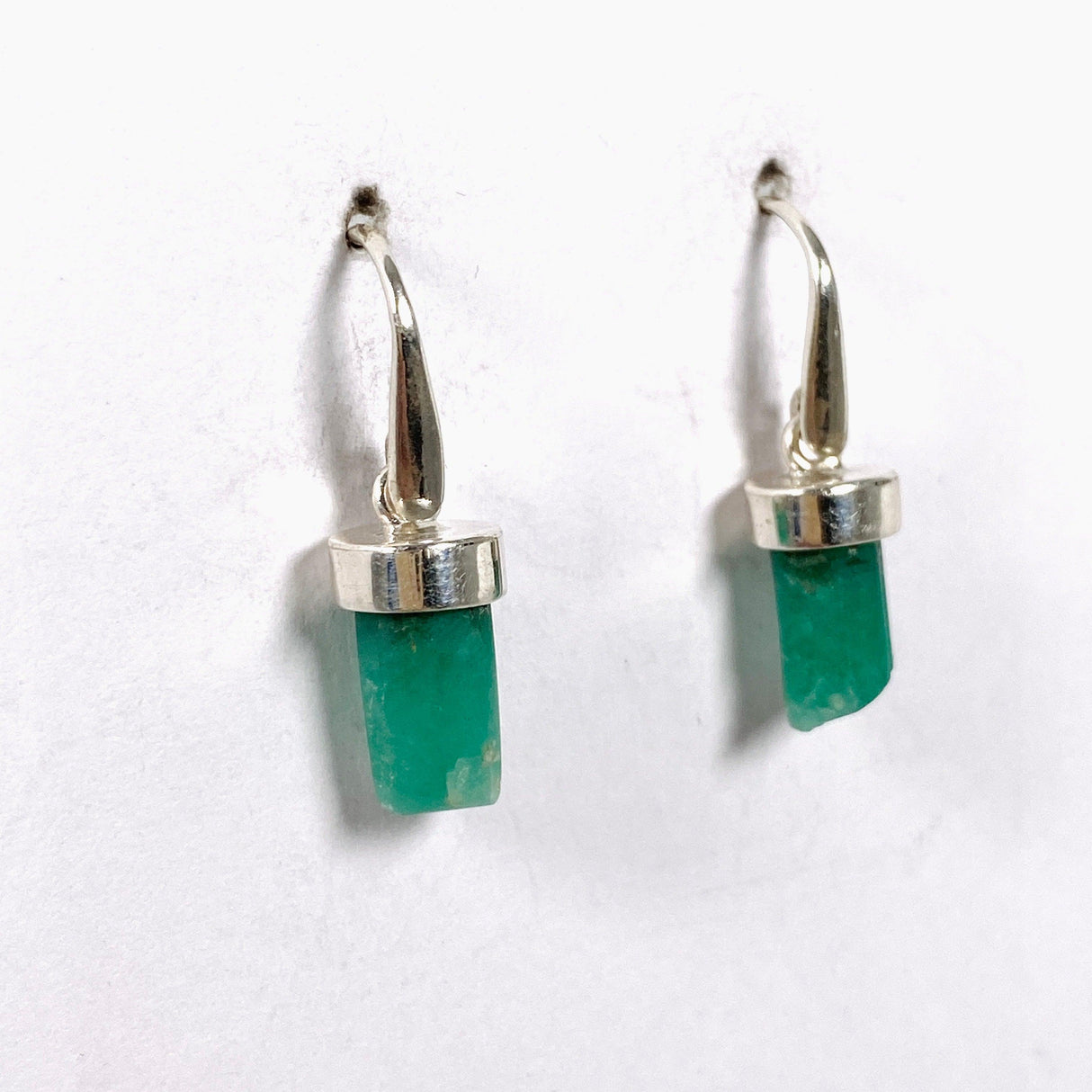 Emerald Raw Earrings PEGJ131 - Nature's Magick