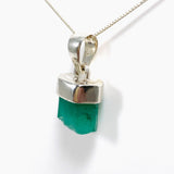 Emerald Raw Petite Pendant PPGJ521 - Nature's Magick