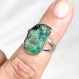 Emerald Raw Ring Size 7 KRGJ2979 - Nature's Magick