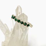 Emerald Round Faceted Multi-stone Ring Size 10 PRGJ825