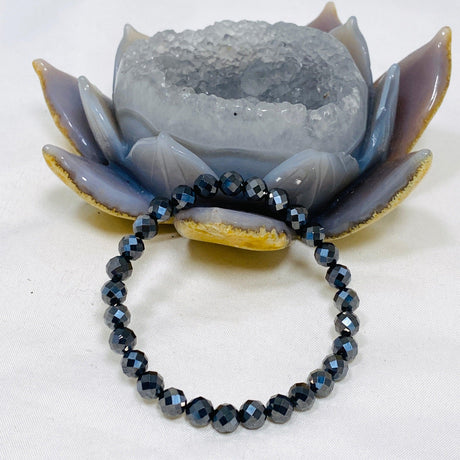 Faceted Round Gemstone Bracelet 5-6mm - Nature's Magick