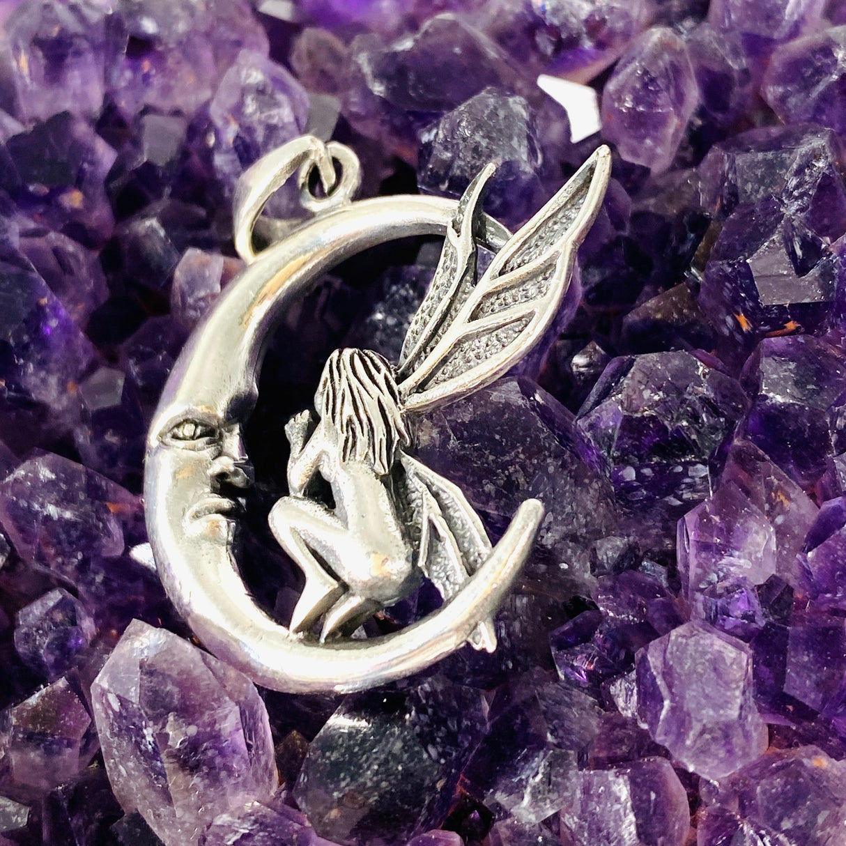 Fairy Moon Pendant SV50-964 - Nature's Magick