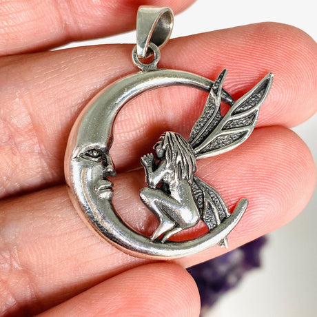 Fairy Moon Pendant SV50-964 - Nature's Magick