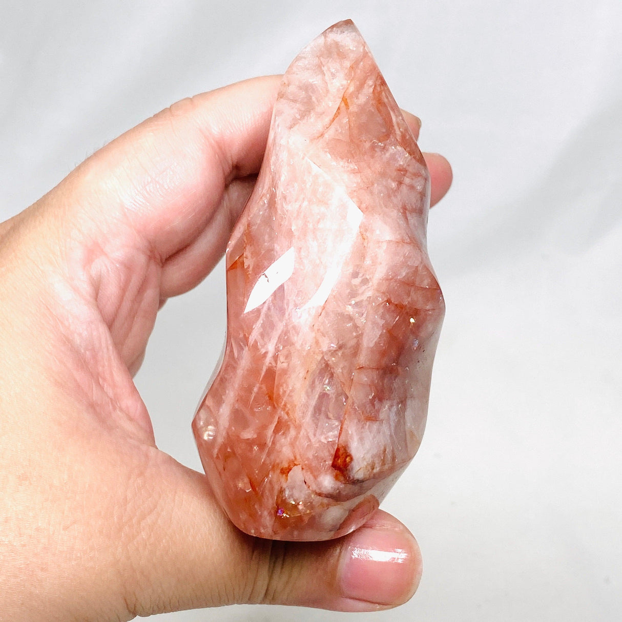 Fire Quartz (Red Hematoid Quartz) Flame FQF-03 - Nature's Magick