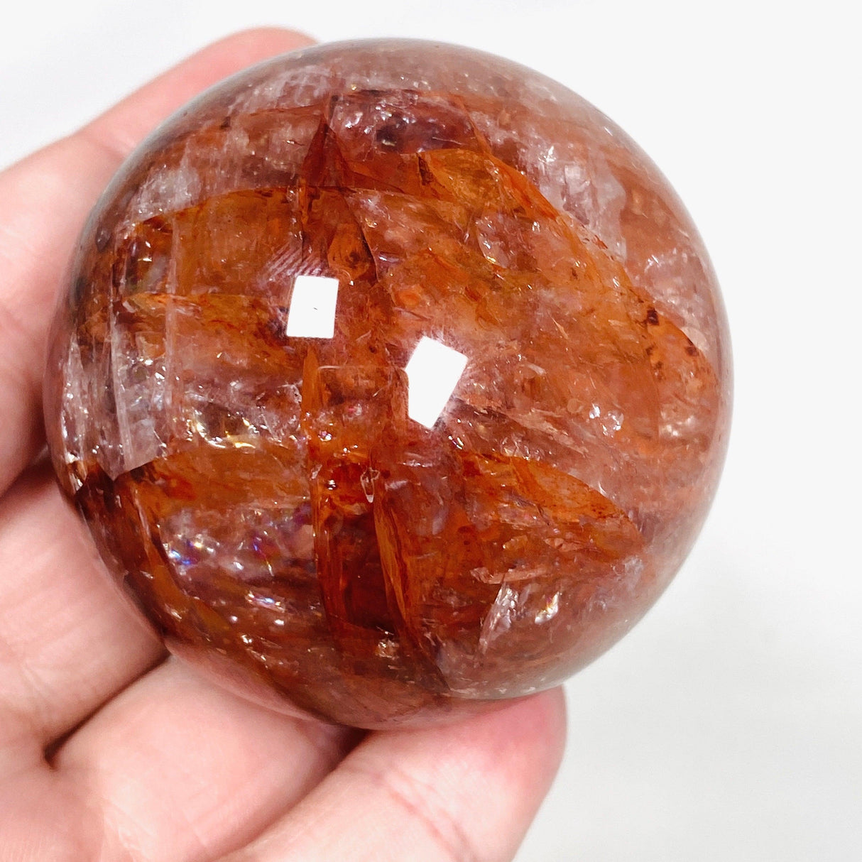 Fire Quartz Sphere FQS-06 - Nature's Magick