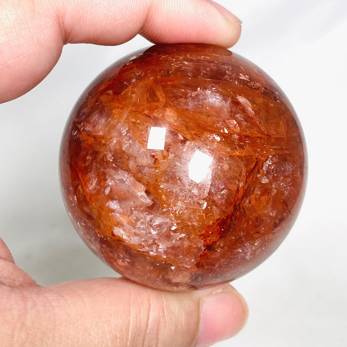 Fire Quartz Sphere FQS-06 - Nature's Magick