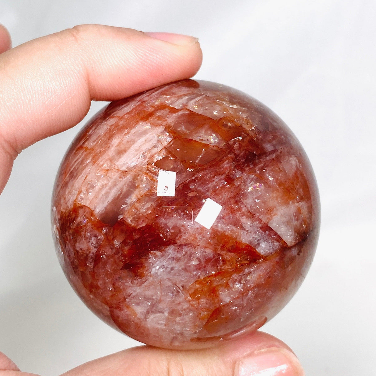 Fire Quartz Sphere FQS-07 - Nature's Magick