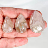 Flower Agate Teardrop Cabochon FWR - Nature's Magick