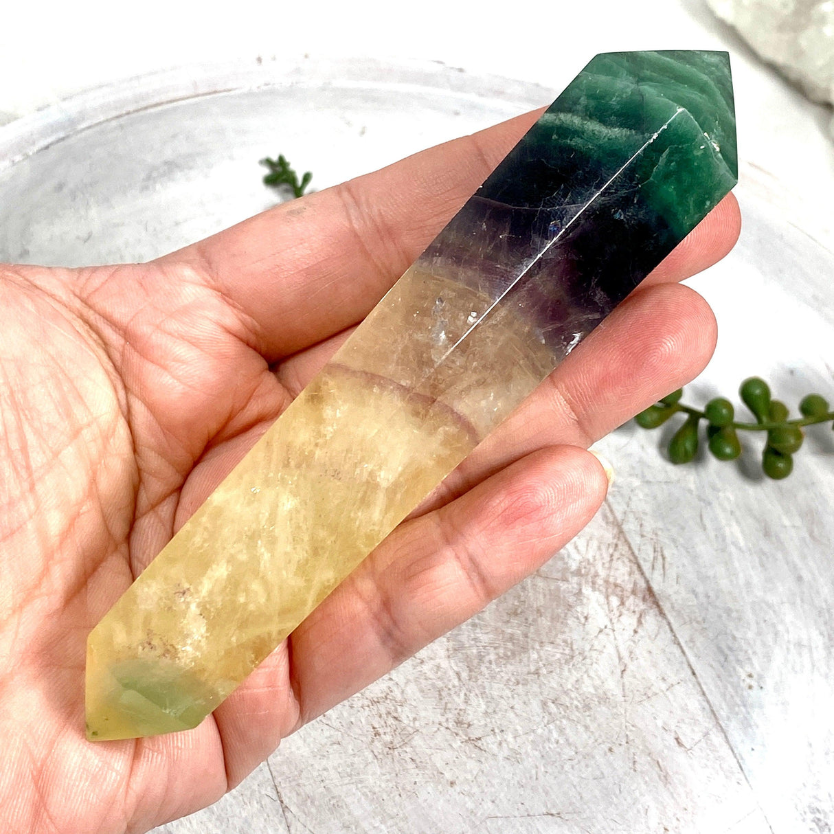 Fluorite Double Terminated Point FLUDT-06 - Nature's Magick