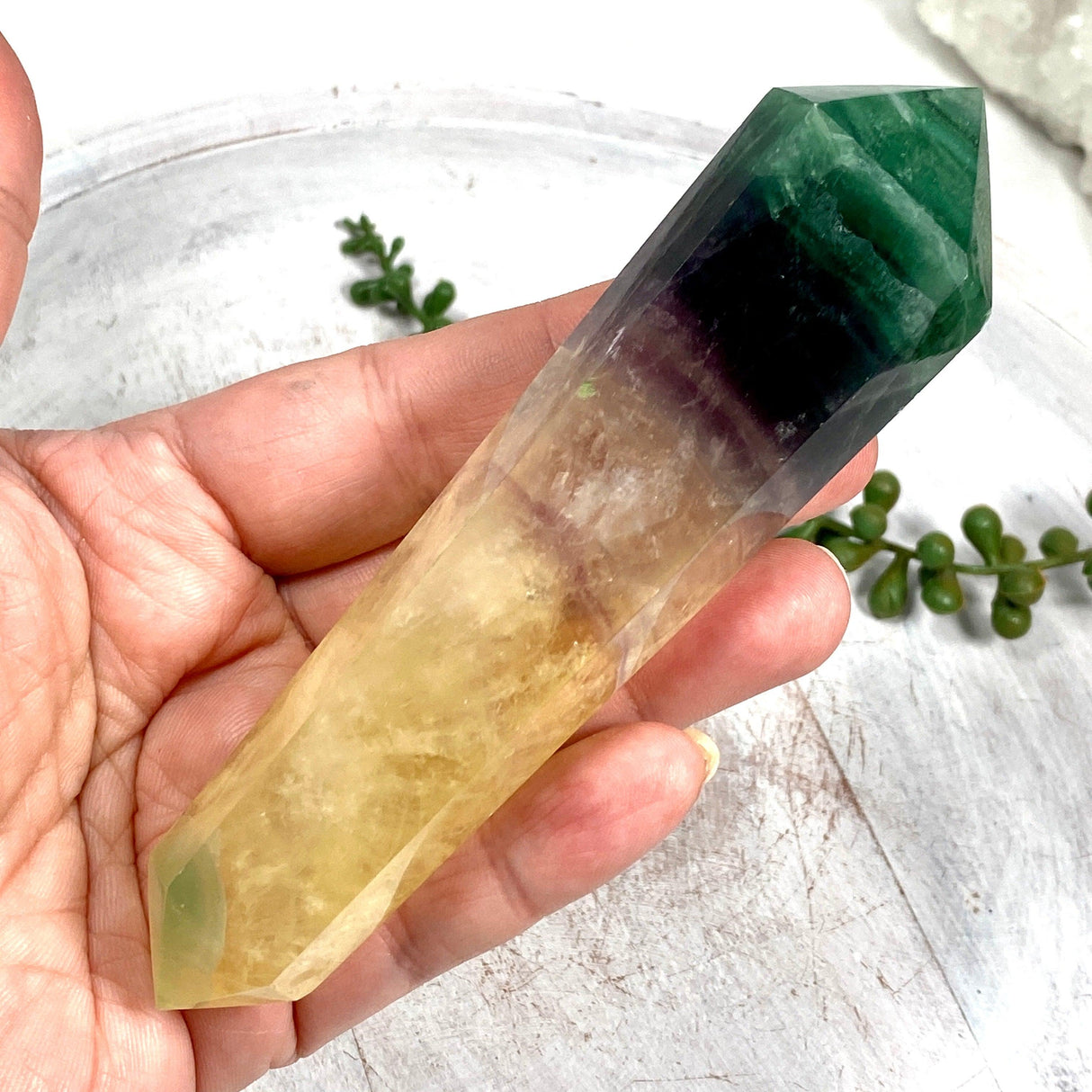 Fluorite Double Terminated Point FLUDT-06 - Nature's Magick