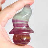 Fluorite Jack O'Lantern Carving FLJOL-03 - Nature's Magick