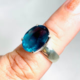Fluorite Oval Faceted Ring s.7 PRGJ305 - Nature's Magick
