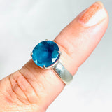 Fluorite Round Faceted Ring s.7 PRGJ308 - Nature's Magick