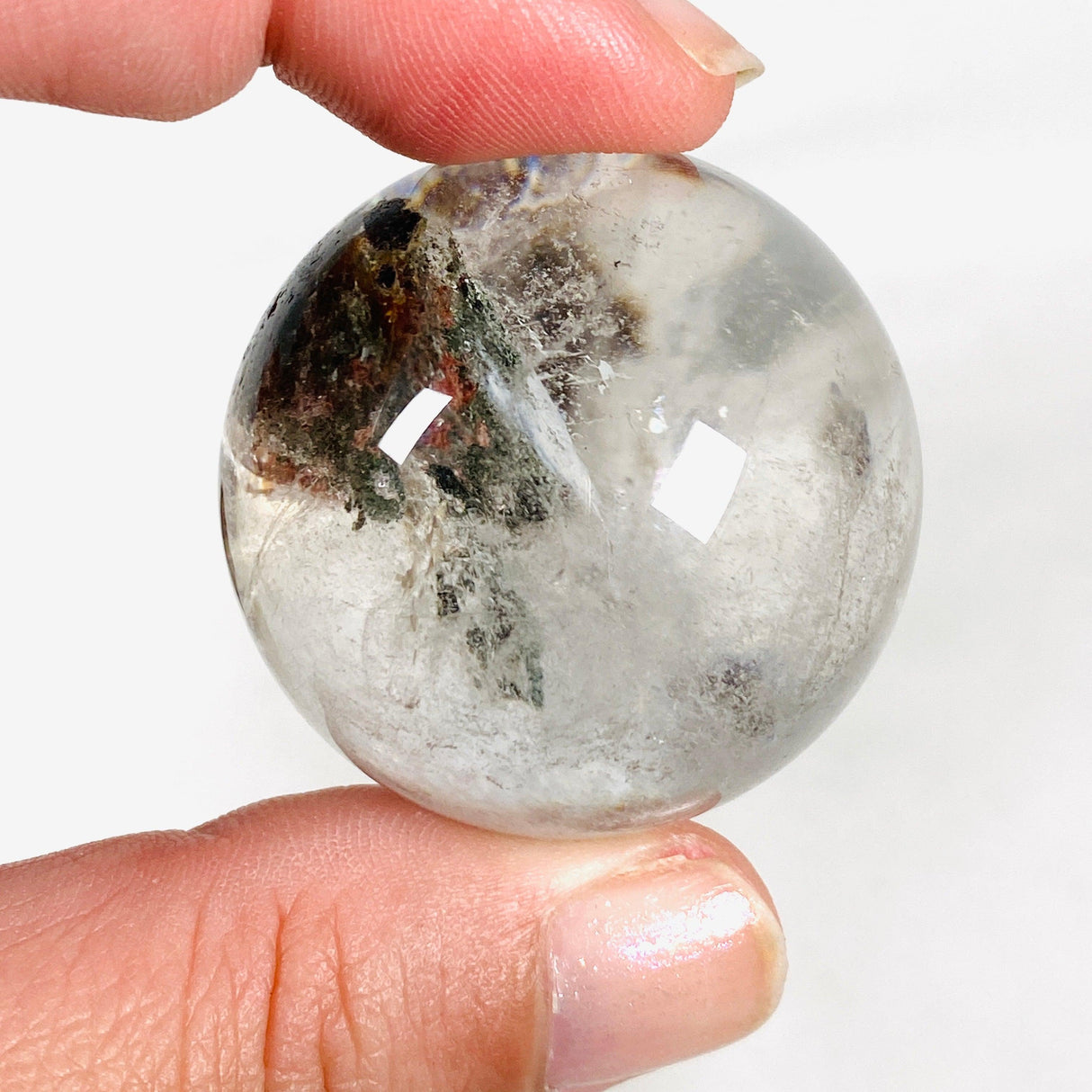 Garden Quartz (Lodolite) Sphere 70-80g - Nature's Magick