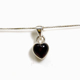 Garnet Heart Cabochon Pendant PPGJ1155