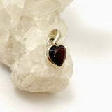 Garnet Heart Cabochon Pendant PPGJ870