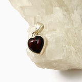 Garnet Heart Cabochon Pendant PPGJ870