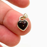 Garnet Heart Cabochon Pendant PPGJ870