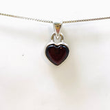 Garnet Heart Cabochon Pendant PPGJ870