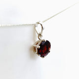 Garnet Round Faceted Pendant PPGJ942