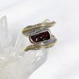 Garnet- Leaf Setting Raw Rings R4224 - Nature's Magick