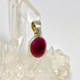 Garnet Oval Faceted Pendant PPGJ1161