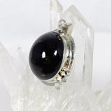 Garnet Oval Pendant with Silver Detailing KPGJ4133 - Nature's Magick