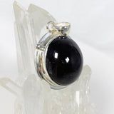 Garnet Oval Pendant with Silver Detailing KPGJ4133 - Nature's Magick