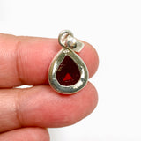 Rhodolite Garnet Teardrop Faceted Pendant PPGJ1157