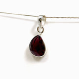 Rhodolite Garnet Teardrop Faceted Pendant PPGJ1157