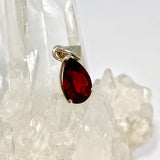 Garnet Teardrop Faceted Pendant PPGJ1158