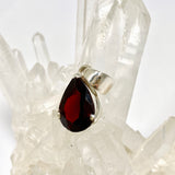 Garnet Teardrop Faceted Pendant PPGJ1159