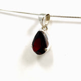 Garnet Teardrop Faceted Pendant PPGJ1159
