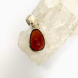 Garnet Teardrop Faceted Pendant PPGJ865