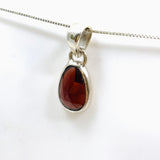 Garnet Teardrop Faceted Pendant PPGJ865