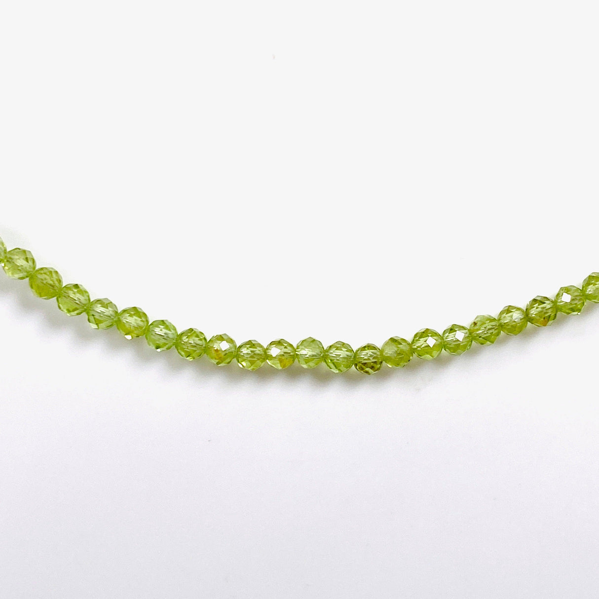 Gemstone Bead Necklace - Peridot - Nature's Magick