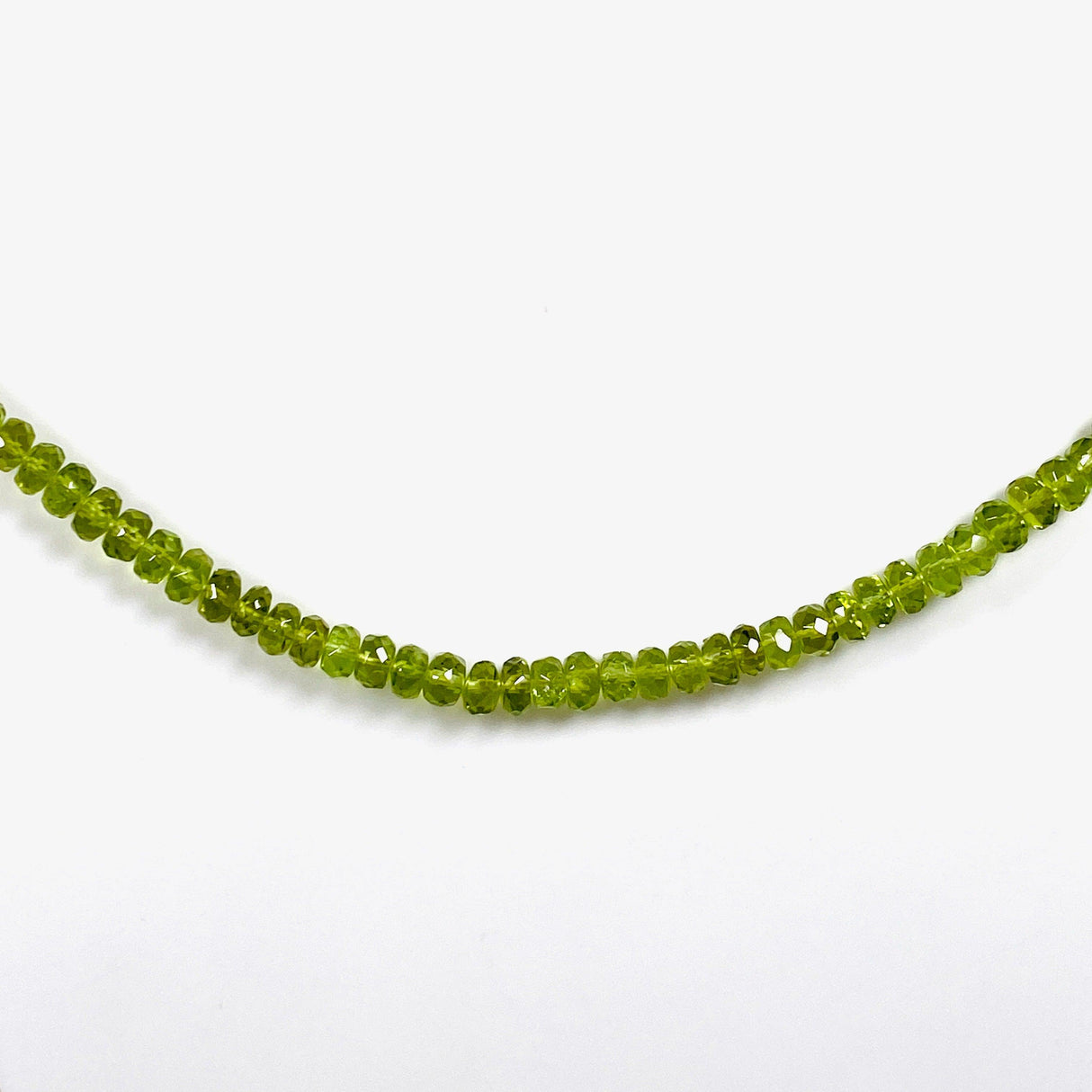 Gemstone Bead Necklace - Peridot - Nature's Magick