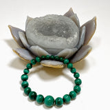Malachite Graduate Round Beaded Bracelet