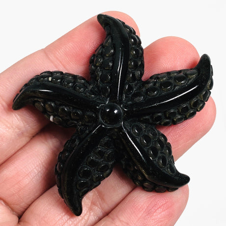 Gold Obsidian Starfish GOS - Nature's Magick