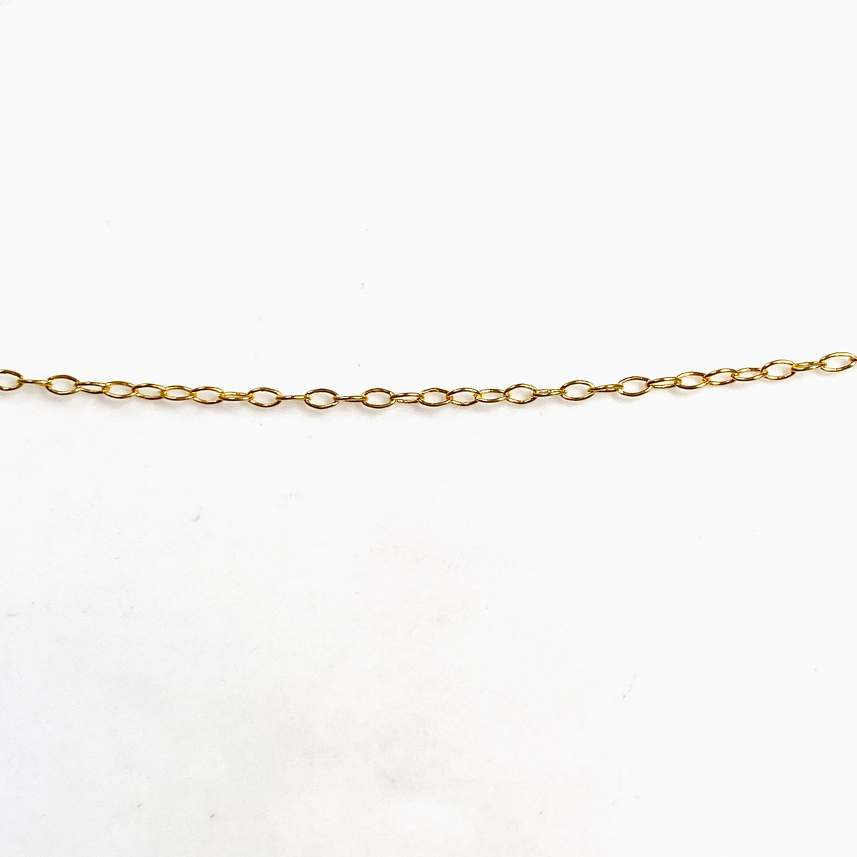 Gold Plated (2.5 Micron on sterling silver) Trace Chain PCGJ01
