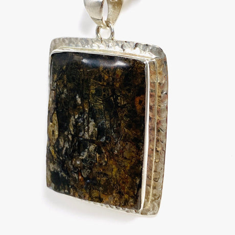 Golden Mica rectangular pendant KPGJ2881 - Nature's Magick