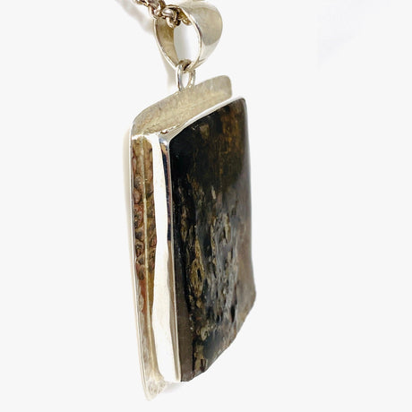 Golden Mica rectangular pendant KPGJ2881 - Nature's Magick